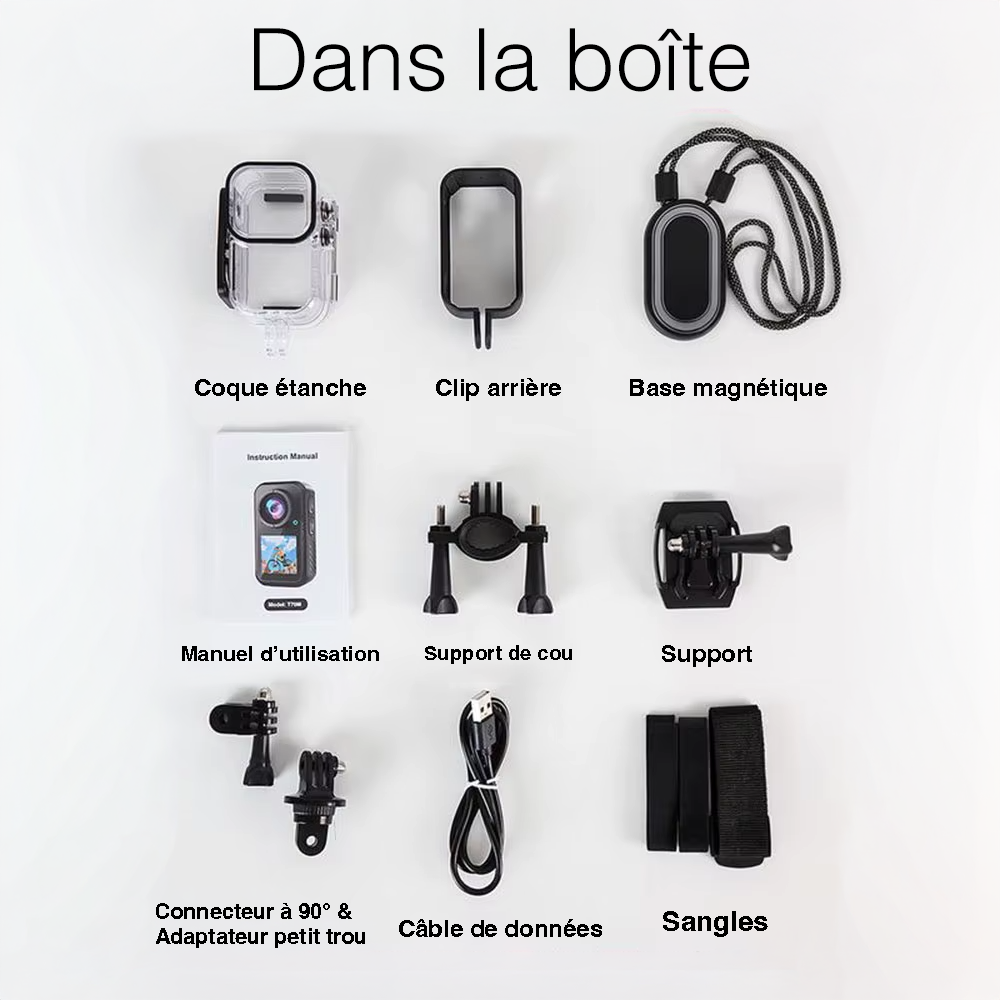 EquiShot™ – Caméra 5K Miniature pour Cavaliers (POV Ultra-Stable)