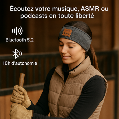 EquiBand™ – Bandeau Bluetooth pour Cavaliers (Ne Tombe Jamais)
