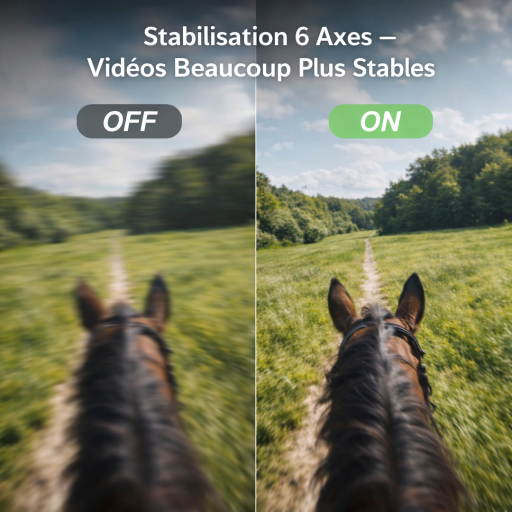 EquiShot™ – Caméra 5K Miniature pour Cavaliers (POV Ultra-Stable)